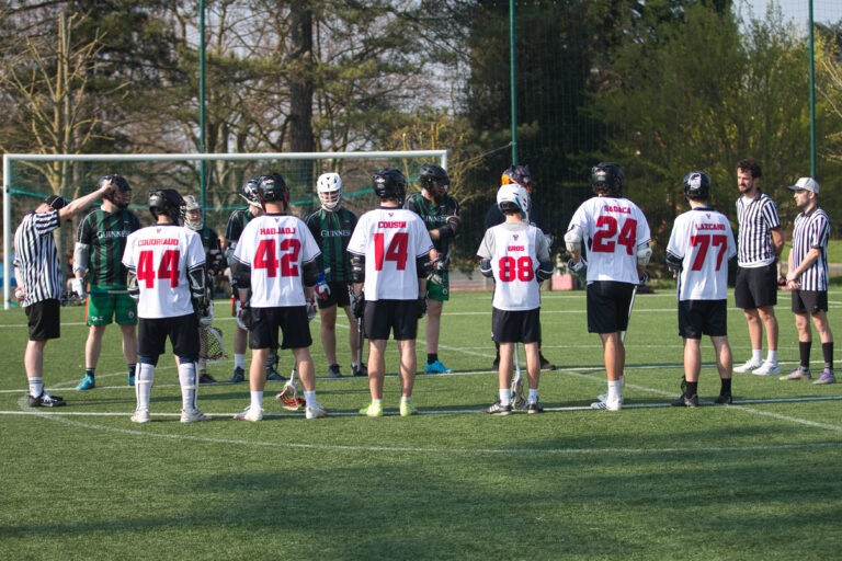 Photo 3 du week-end 4 de l'AFL 2025-2026 avec l'équipe masculine 2 face à l'équipe Angers Lacrosse