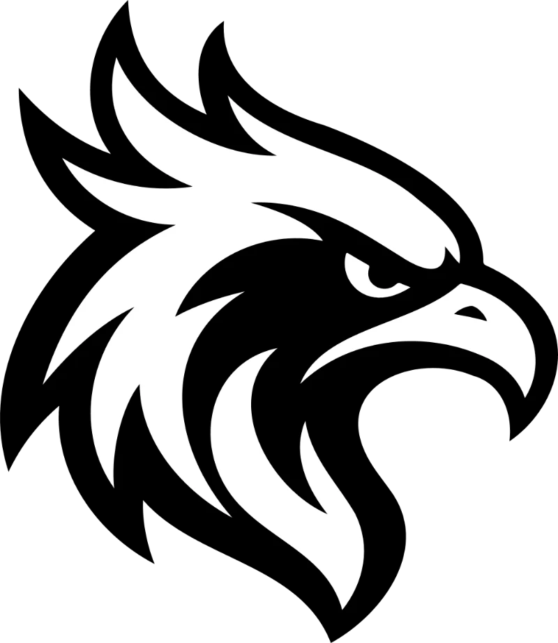 Mascotte monochrome · Fond clair