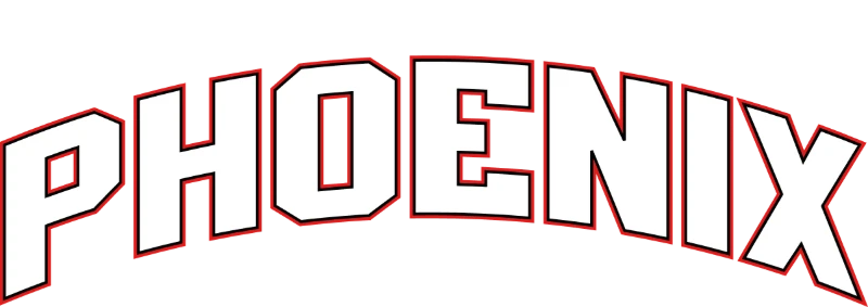 Wordmark « Paris Phoenix » · Fond sombre